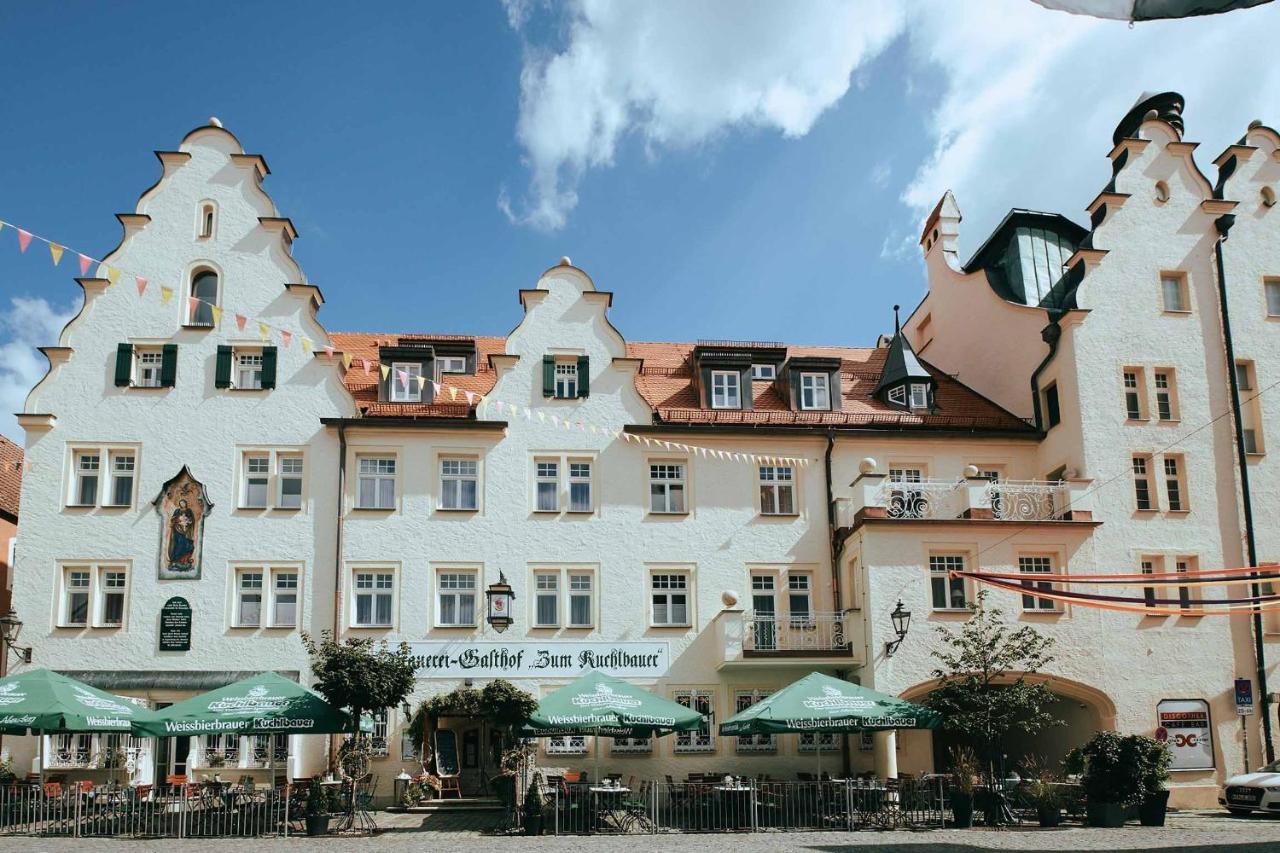 Brauereigasthof Zum Kuchlbauer Hotel Abensberg Bagian luar foto