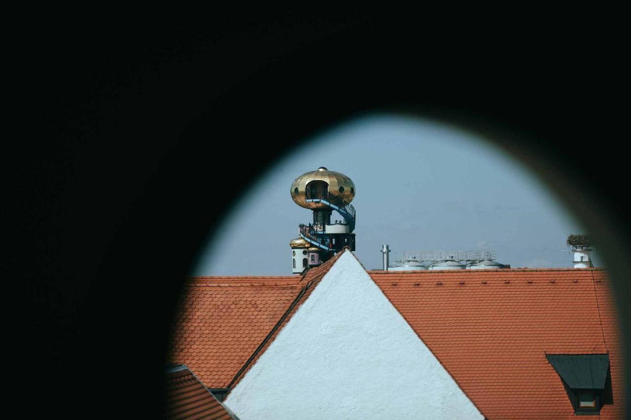 Brauereigasthof Zum Kuchlbauer Hotel Abensberg Bagian luar foto